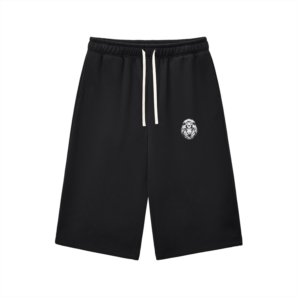 Relaxed Drawstring Three-quarter Sweatpants